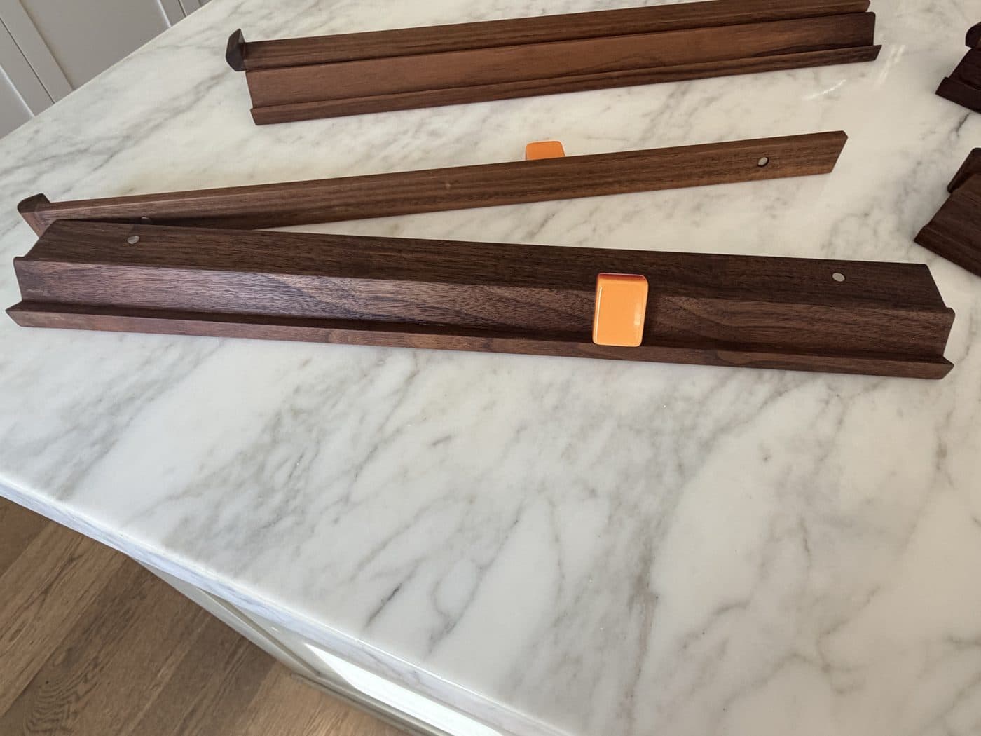 Walnut Mahjong Racks