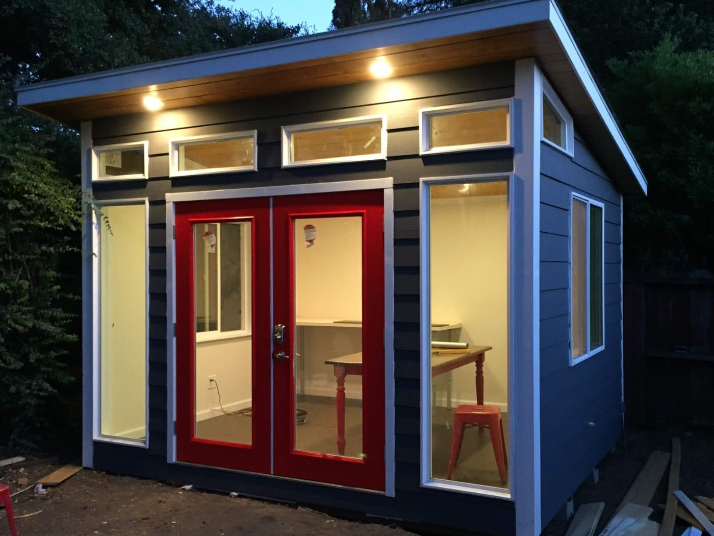 Modern Backyard Studio Shed